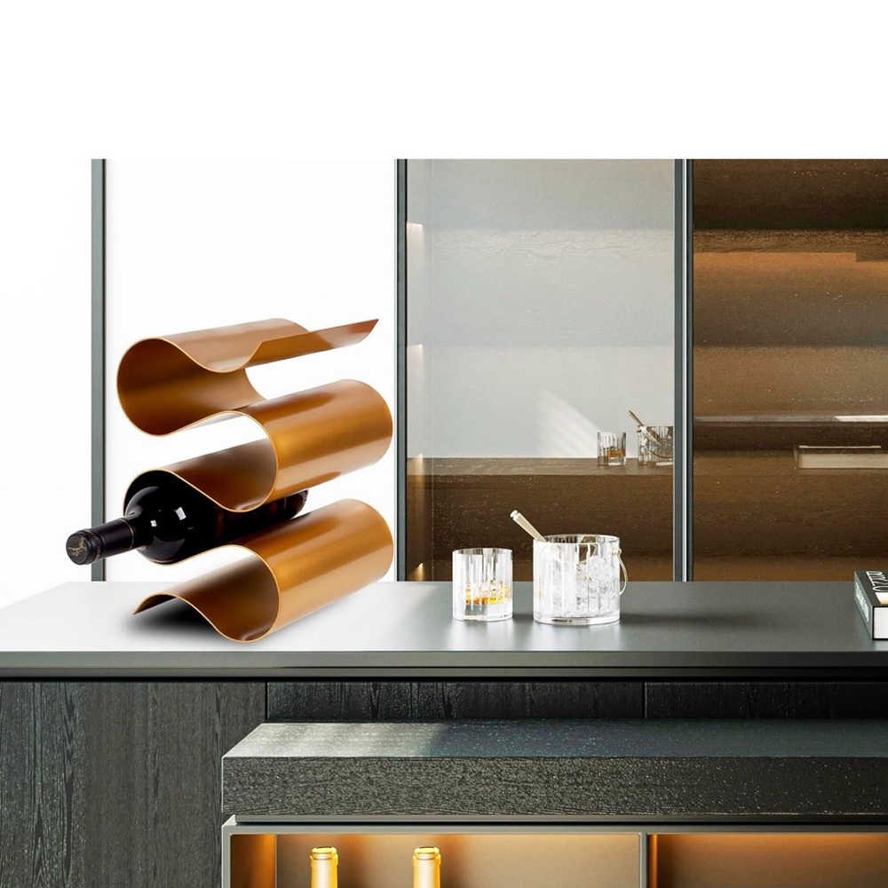 Gold Wine Rack - Picture 3 of 5